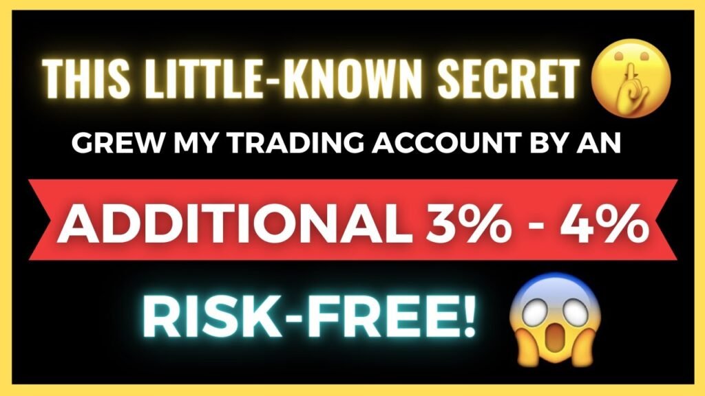 How To Earn An Additional 3% - 4% On Your Option Trading Account